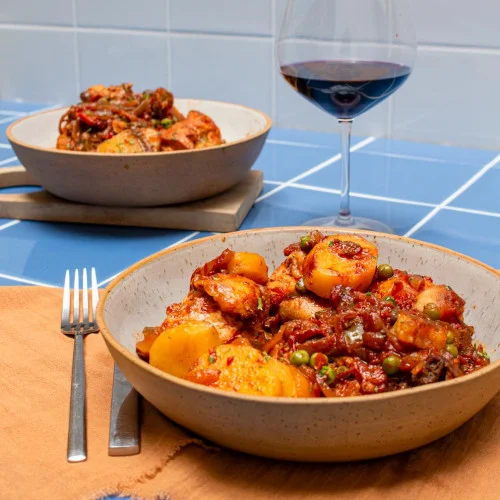 Pollo a la portuguesa